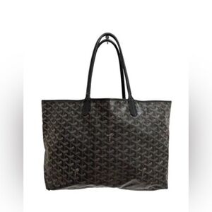 AUTHENTIC Goyard Saint Louis GM Black Tote Bag - GOYARD TOTE BAG LARGE